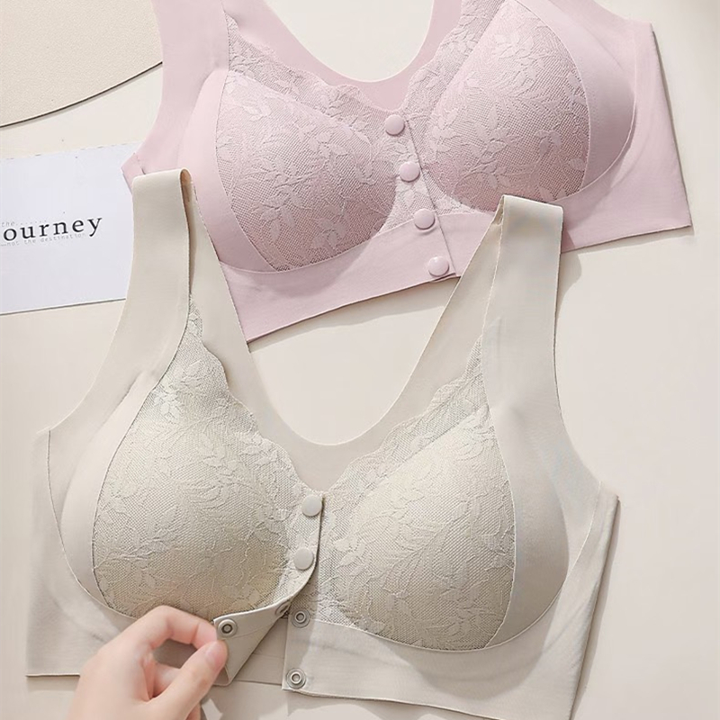 Full Coverage Bra - Sujetador con botones delanteros estilo chaleco