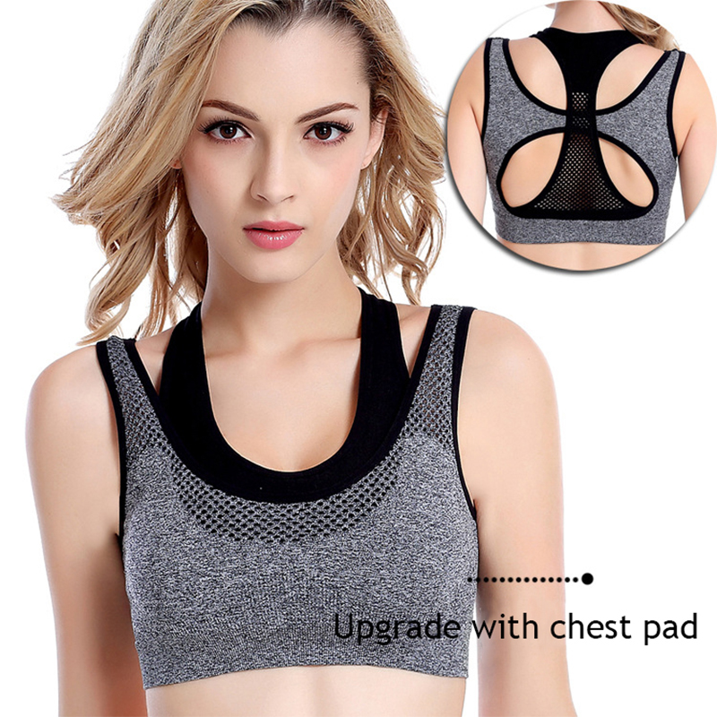 Underwire Bra Padded - Sujetador deportivo transpirable a prueba de