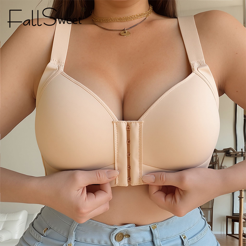Minimizer Bra Women - FallSweet-Sujetador de talla grande con cierre