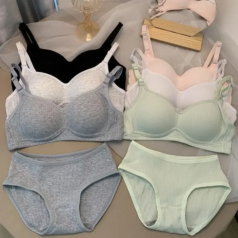Cotton Bra Everyday - Conjuntos de sujetador sin costuras para