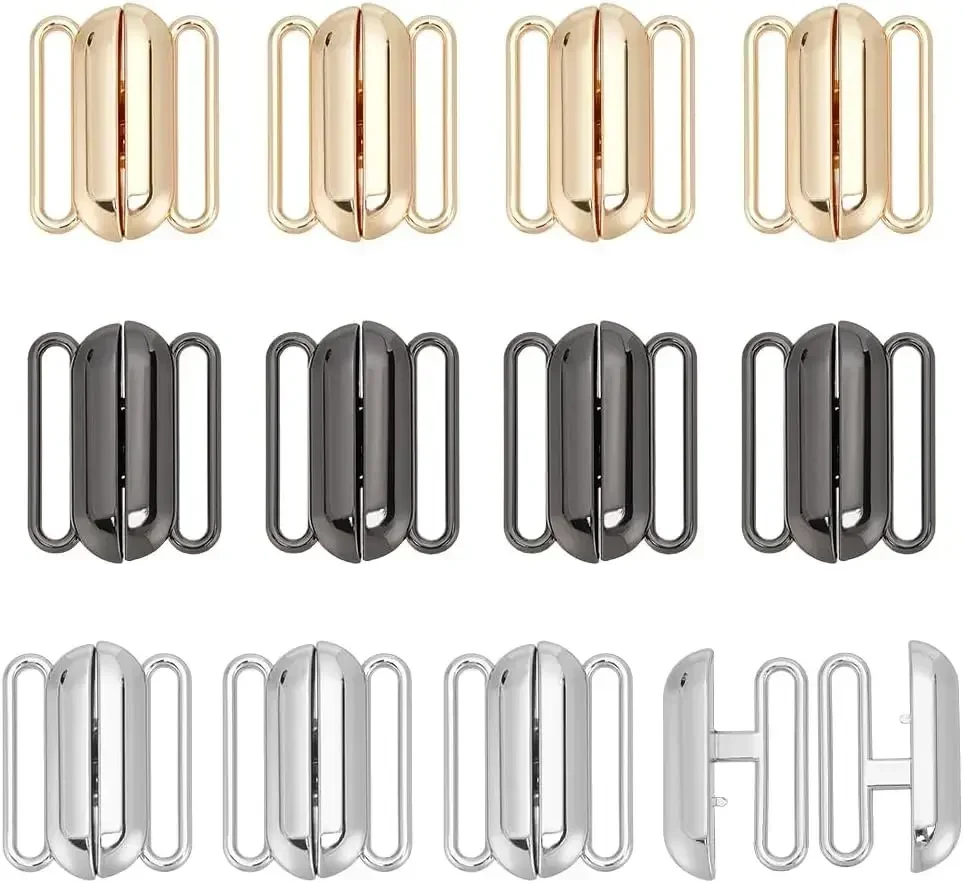 Nursing Bra Clip - 12 juegos de 3 colores cierre