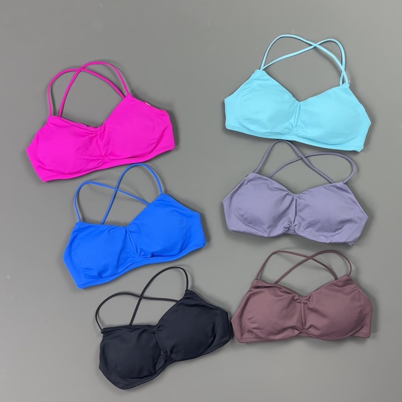 Sports Bra Racerback - HISTELLO Sujetador deportivo con espalda cruzada