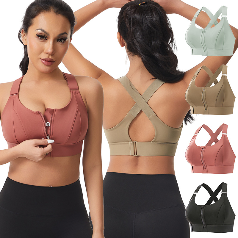 Plunge Bra Push Up - Sujetador Deportivo de Alto Impacto para