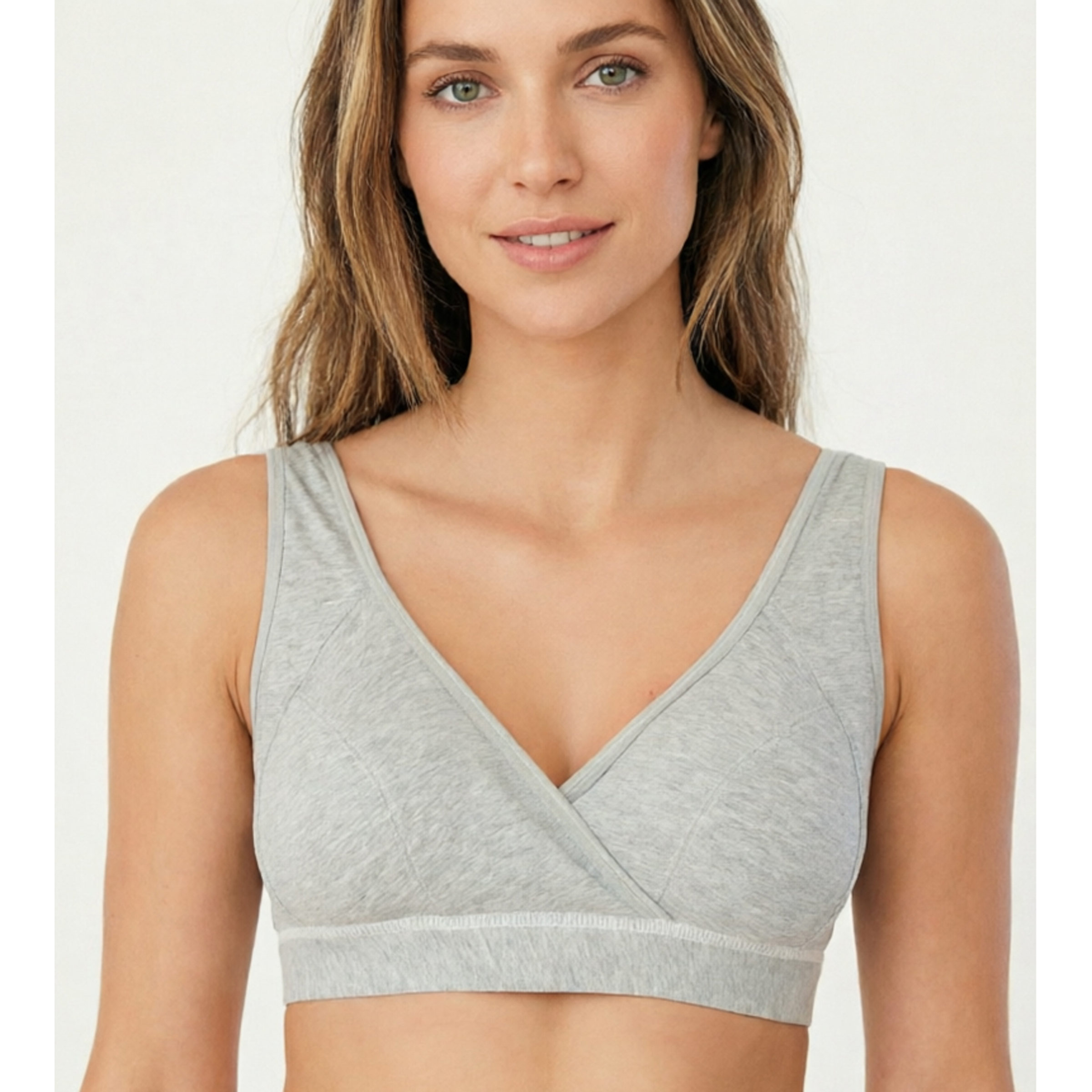 Nursing Bra Clip - Sujetador de Maternidad Cómodo, Inalámbrico, Transpirable,