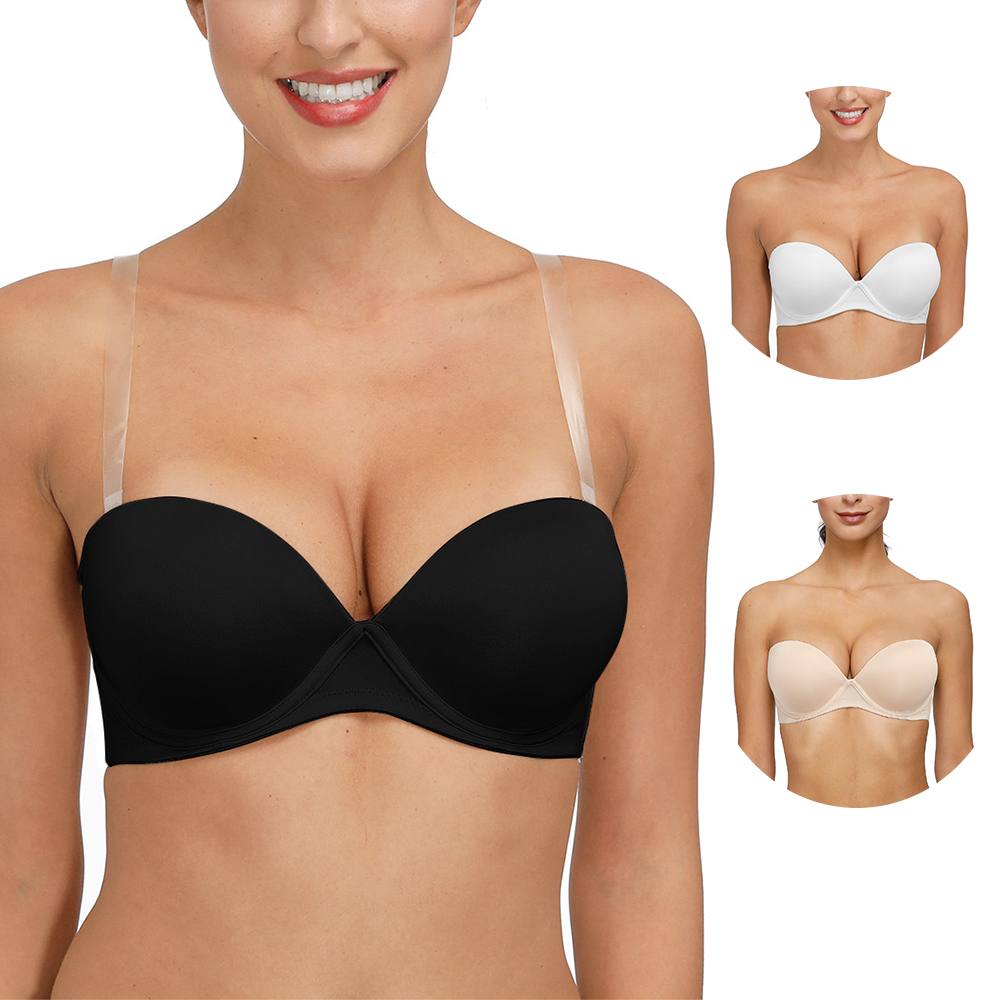 Convertible Bra Multiway - YBCG sujetadores push-up para mujer, ropa