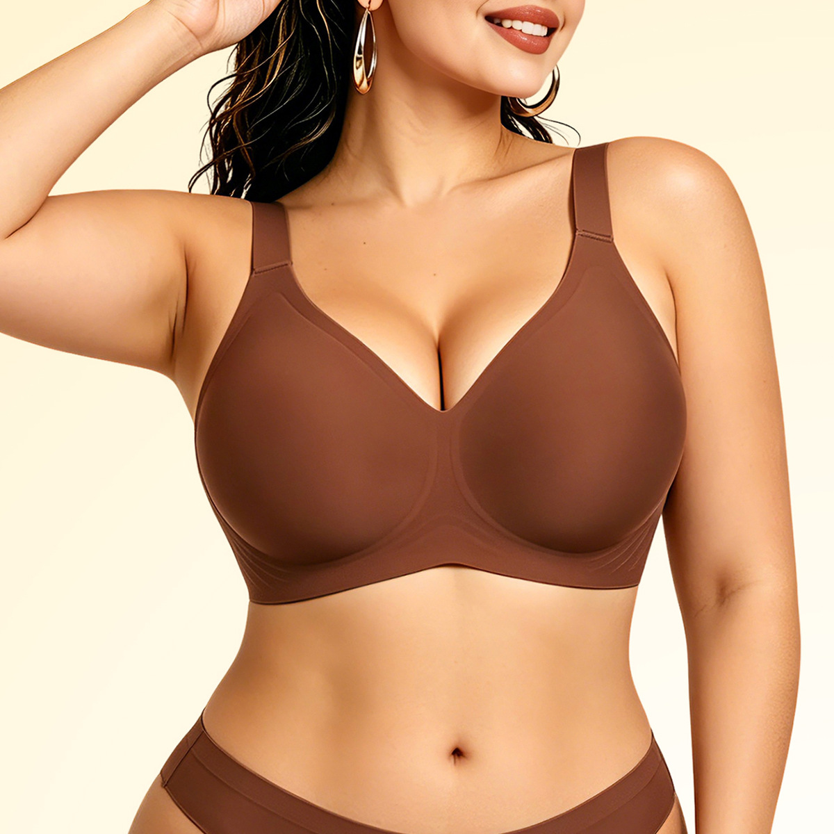 Wirefree Bra Comfort - Sujetador sin costuras para mujer, con