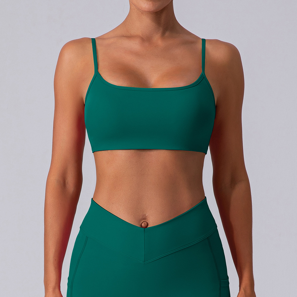 Sports Bra Racerback - Sujetador deportivo para mujer, Tops deportivos