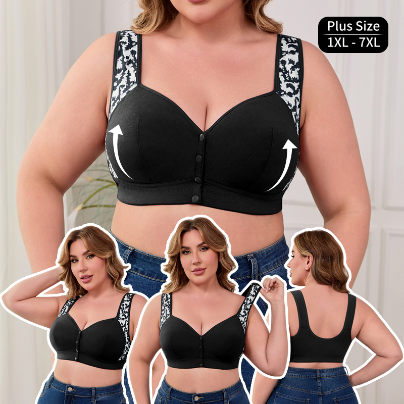 Wirefree Bra Comfort - Sujetador con Cierre Frontal Tallas Grandes