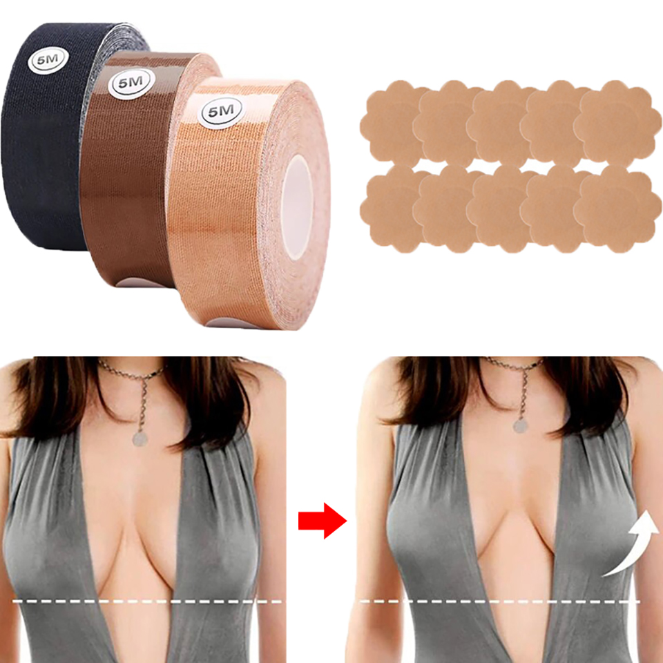Cinta invisible de silicona pa - Backless Bra Sticky reseña y precio