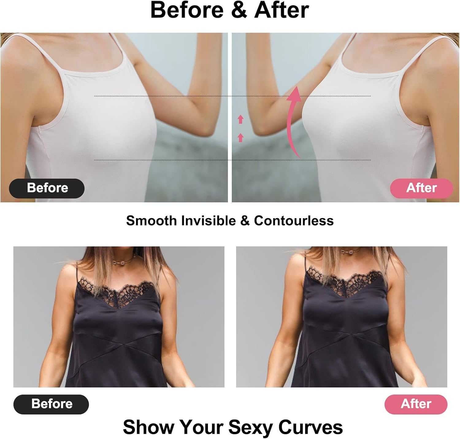 Sujetador Adhesivo Push-Up Inv - Push Up Bra Silicone reseña y precio