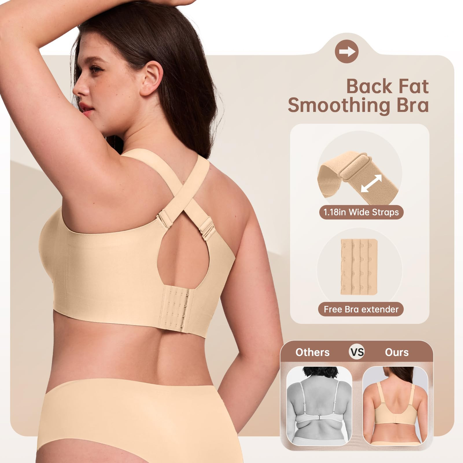 Sujetador inalámbrico de talla - Underwire Bra Padded reseña y precio