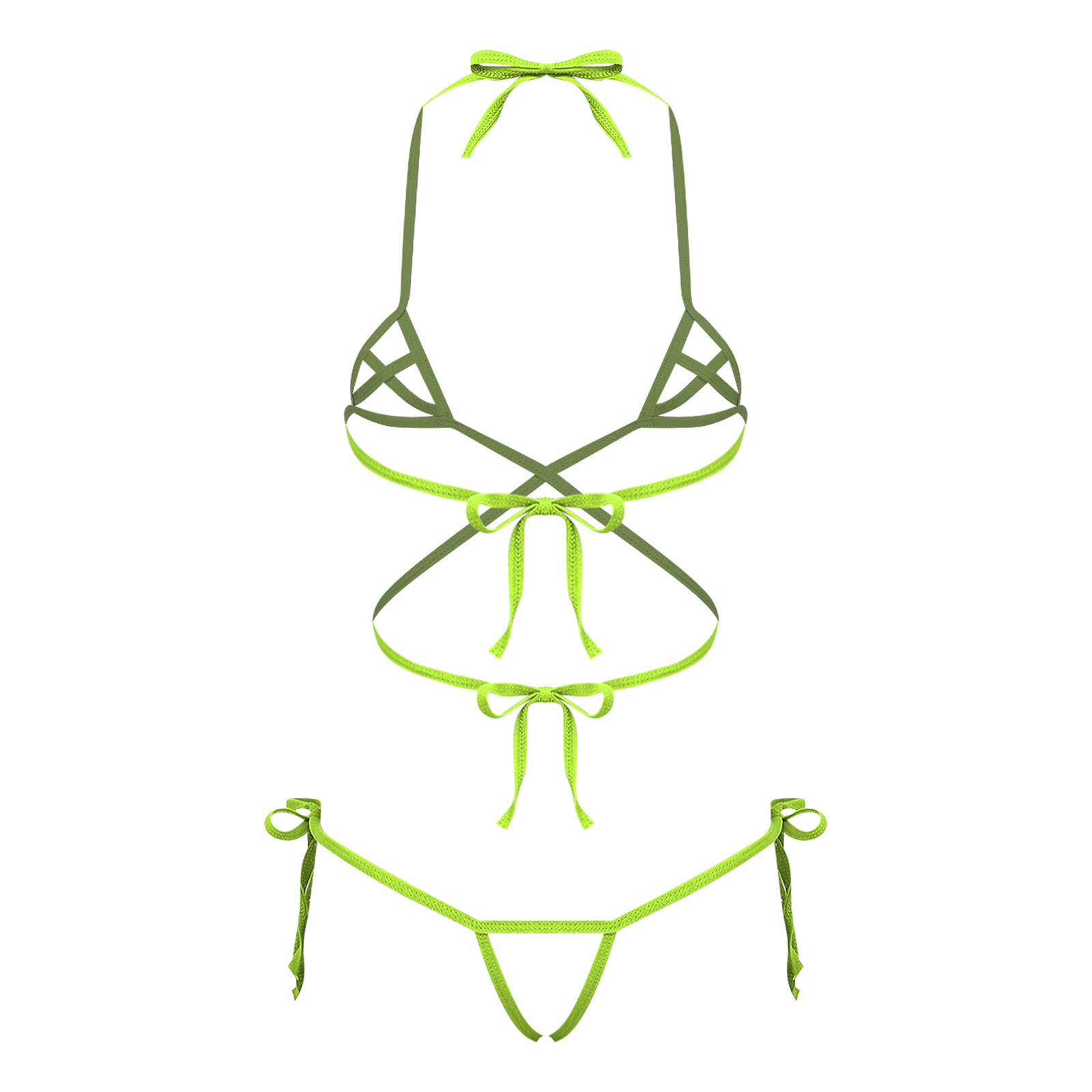 Conjunto de lencería transpare - Sheer Bra Lace reseña y precio