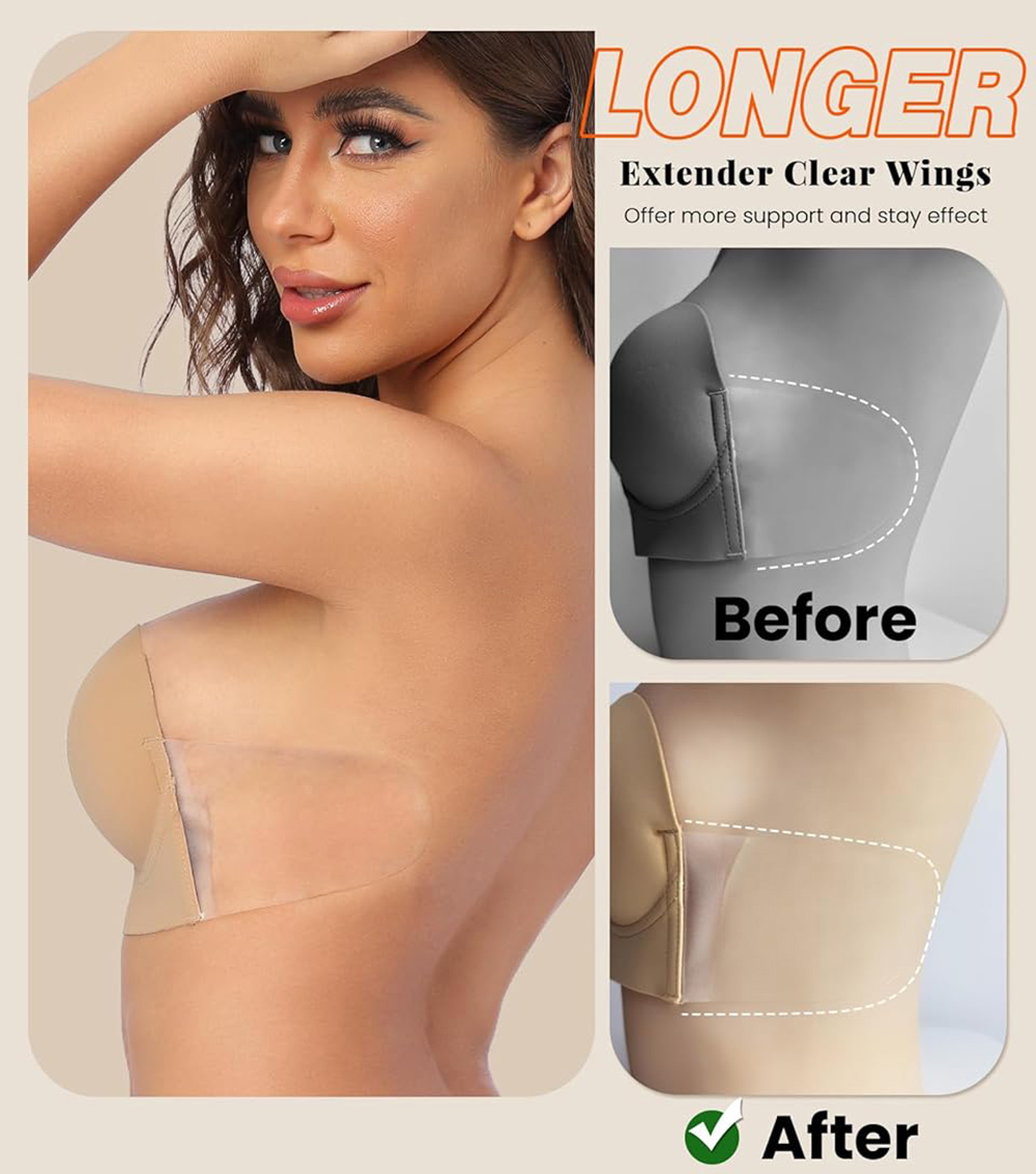 Sujetador adhesivo sin tirante - Backless Bra Sticky reseña y precio