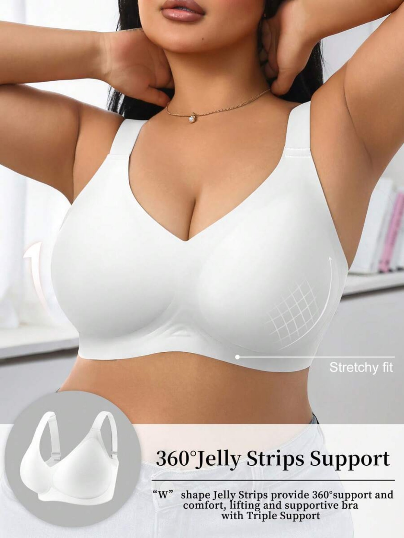 Sujetador deportivo de alto so - Wirefree Bra Comfort reseña y precio