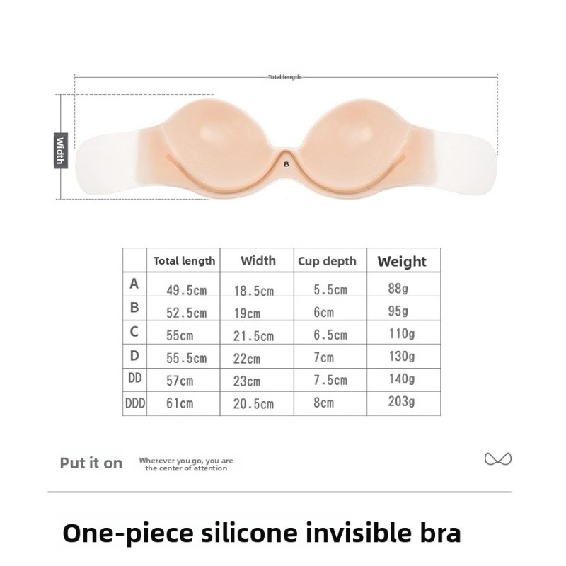 Sujetador adhesivo de silicona - Push Up Bra Silicone reseña y precio