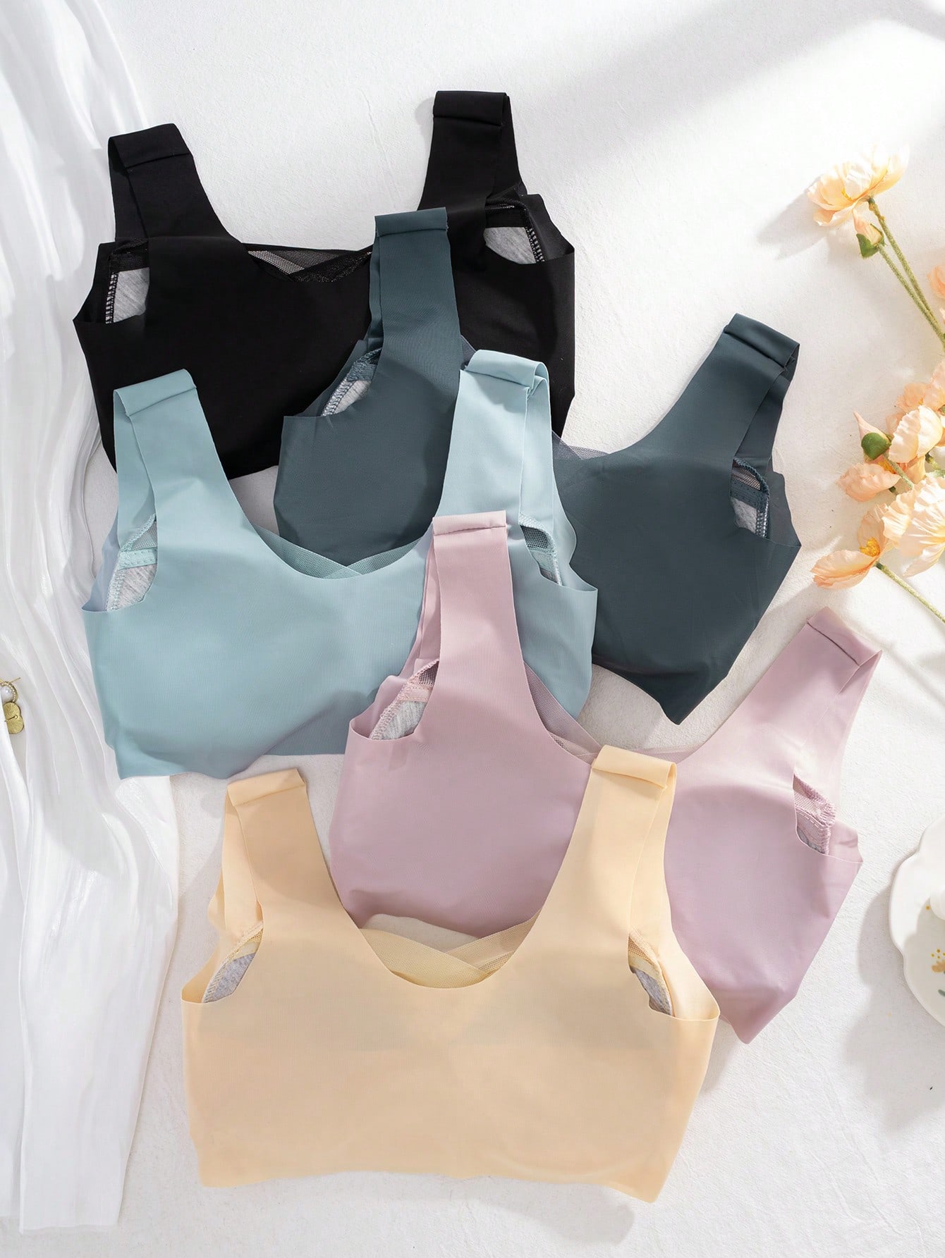 5 unidades de sujetadores inal - Sleep Bra Bralette reseña y precio