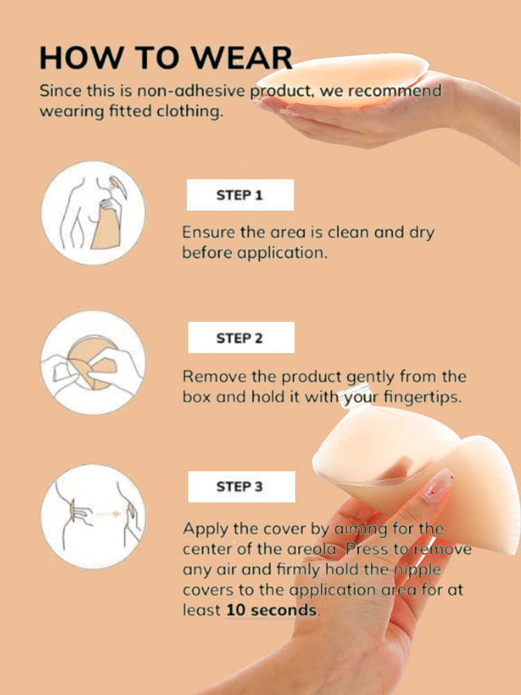 Cubrepezones de silicona invis - Strapless Bra Adhesive reseña y precio