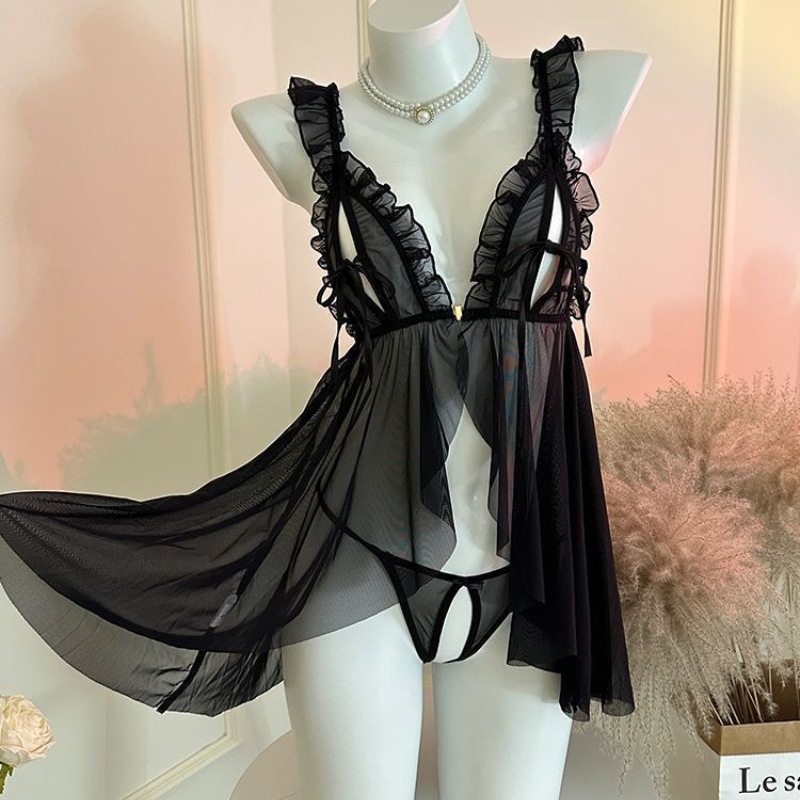 Conjunto de Pijama para Mujer, - Lace Bralette Set reseña y precio
