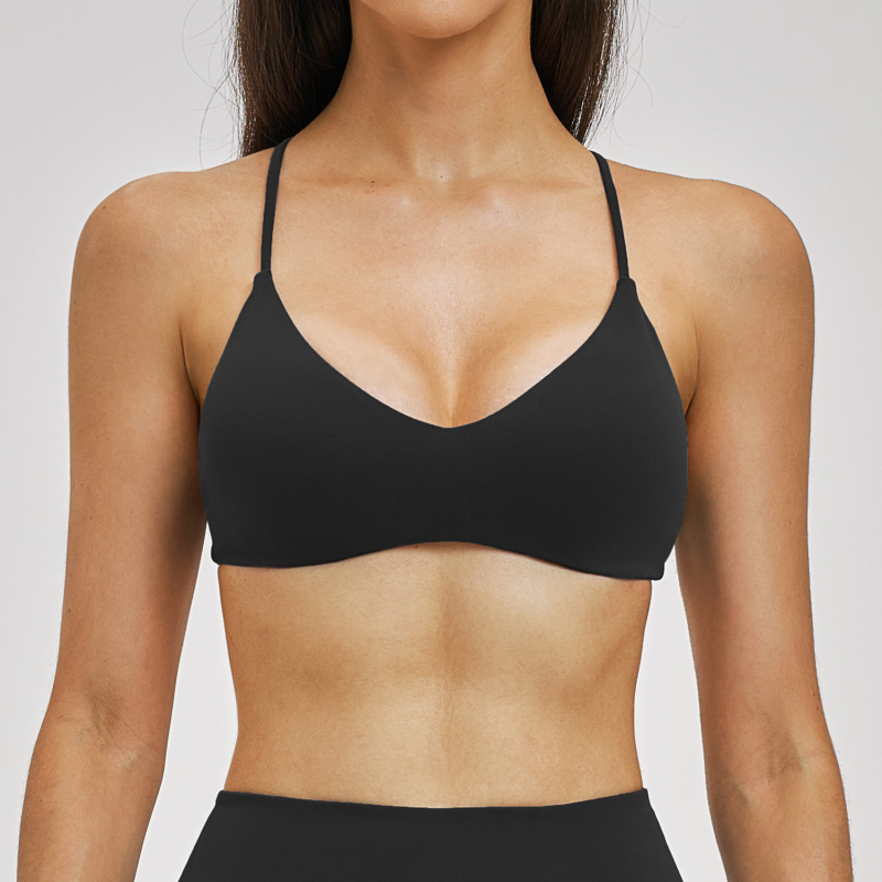 Sujetador deportivo sin espald - Sports Bra Racerback reseña y precio
