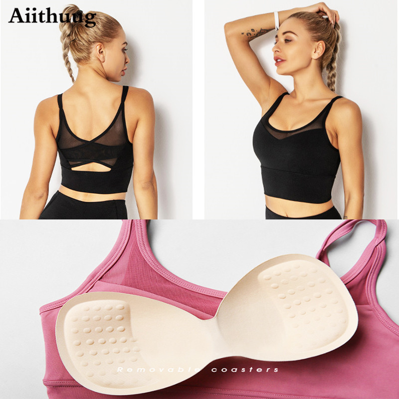Aiithuug-sujetadores de Yoga,  - Sports Bra Racerback reseña y precio