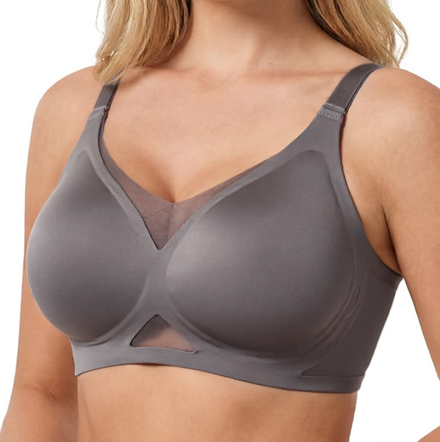 Sujetador sin costuras para mu - Sheer Mesh Bra reseña y precio