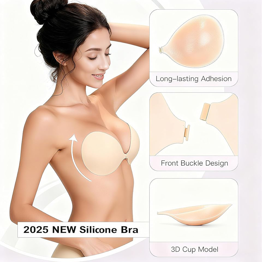 Sujetadores adhesivos sin tira - Backless Bra Sticky reseña y precio