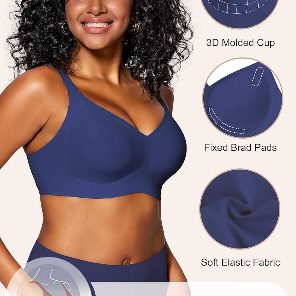 Sujetador sin costuras para mu - Wirefree Bra Comfort reseña y precio