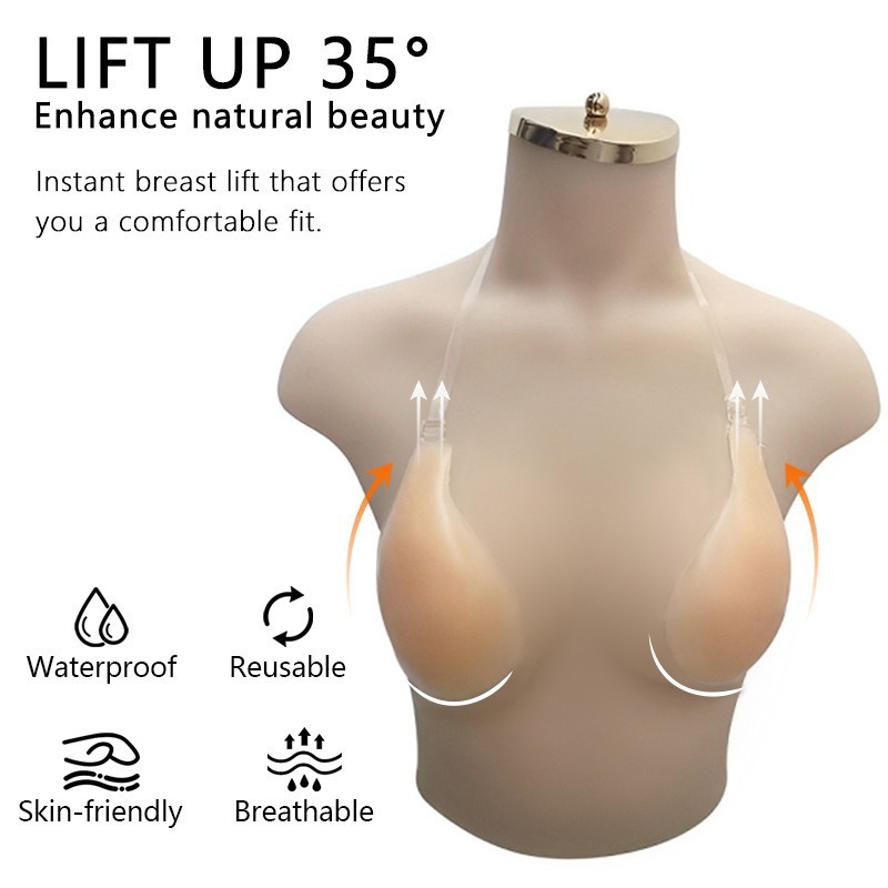 1 unidad de sujetador invisibl - Push Up Bra Silicone reseña y precio