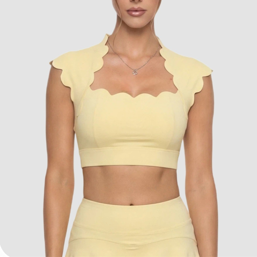 Top Deportivo Ondulado para Mu - Sports Bra Racerback reseña y precio