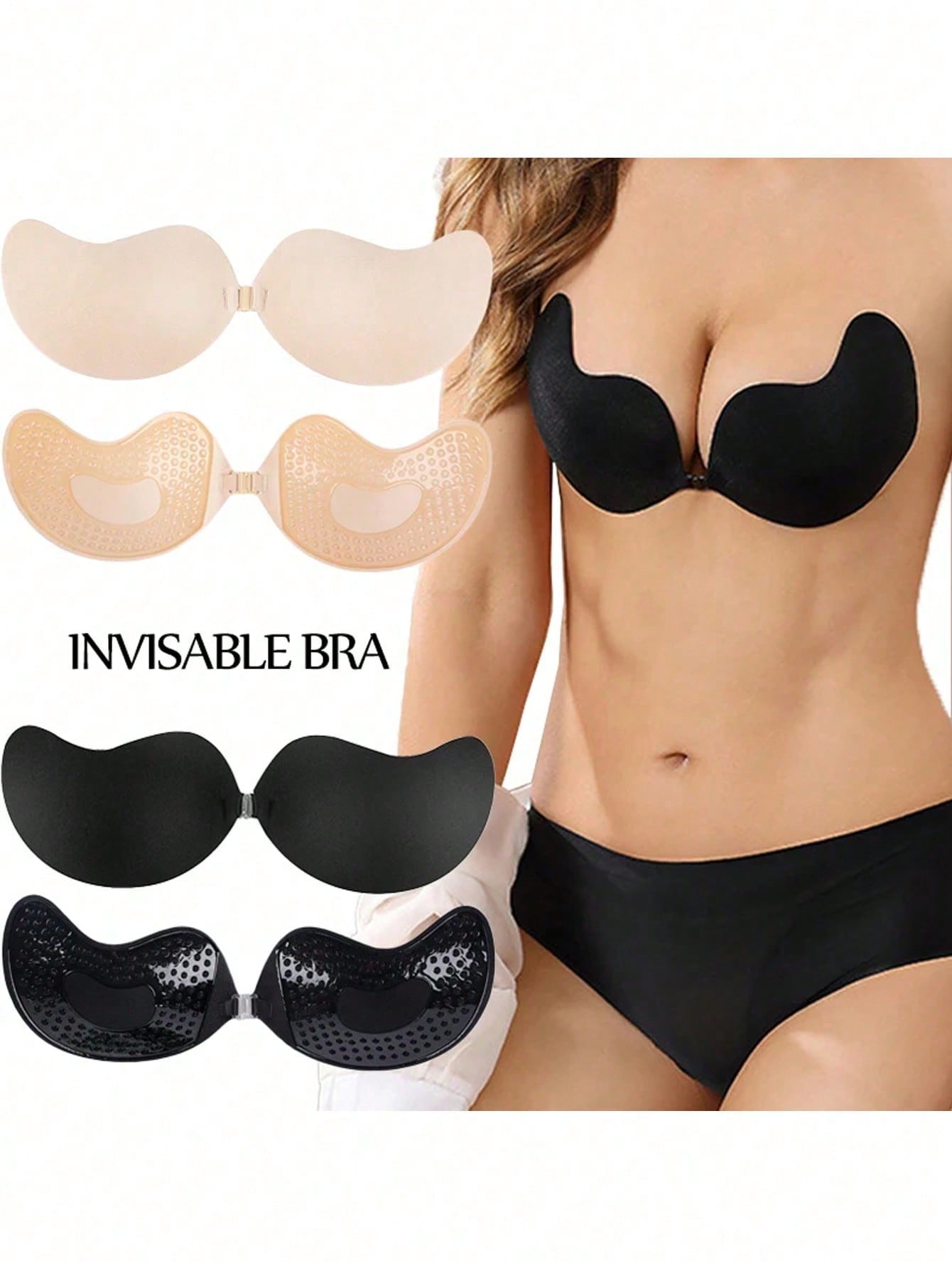 Paquete de 2 Sujetadores Adhes - Strapless Bra Adhesive reseña y precio