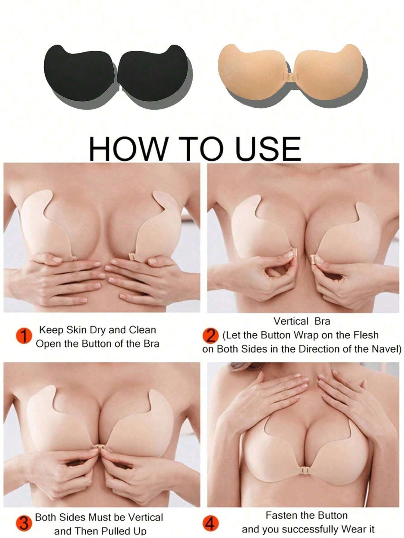 Paquete de 2 Sujetadores Adhes - Strapless Bra Adhesive reseña y precio